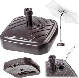 Kadax KADAX Podstawa Parasola Stojak Pod Parasol Ogrodowy Kwadratowy 39cm Obciążnik 1