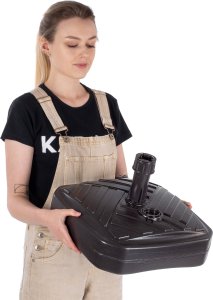 Kadax KADAX Podstawa Parasola Stojak Pod Parasol Ogrodowy Kwadratowy 39cm Obciążnik 6