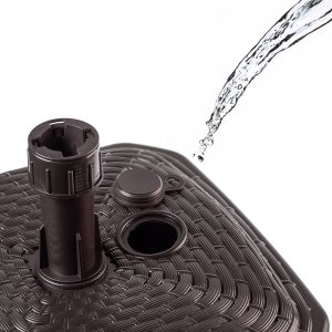 Kadax KADAX Podstawa Parasola Stojak Pod Parasol Ogrodowy Kwadratowy 39cm Obciążnik 4