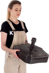 Kadax KADAX Podstawa Parasola Stojak Pod Parasol Ogrodowy Kwadratowy 39cm Obciążnik 6
