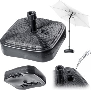 Kadax KADAX Podstawa Parasola Stojak Pod Parasol Ogrodowy Kwadratowy 39cm Obciążnik 1