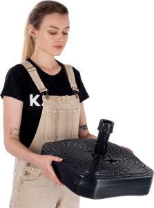 Kadax KADAX Podstawa Parasola Stojak Pod Parasol Ogrodowy Kwadratowy 39cm Obciążnik 6