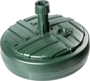 Kadax KADAX Podstawa Parasola Stojak Pod Parasol Ogrodowy Okrągły 39cm Obciążnik Zieleń 3