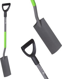 Kadax KADAX Łopata Szpadel 126cm Drenarski Długi Sadowniczy Wąski Ostry Dołownik 1