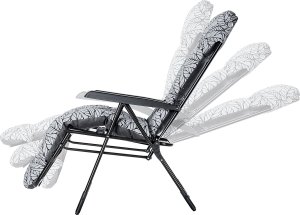 Kadax KADAX Fotel Ogrodowy Leżak Plażowy Rozkładany Turystyczny Regulowany Taras 3