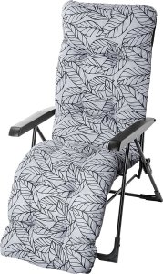 Kadax KADAX Fotel Ogrodowy Leżak Plażowy Rozkładany Turystyczny Regulowany Taras 6