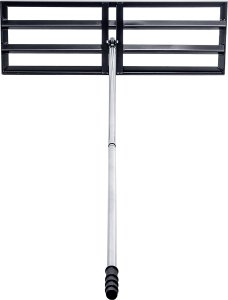 Kadax KADAX Niwelator Terenu Ręczny Do Trawnika Równiarka Rozgarniarka 30x90cm Trzonek 6