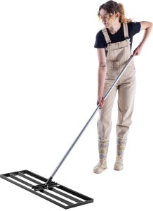 Kadax KADAX Niwelator Terenu Ręczny Do Trawnika Równiarka Rozgarniarka 30x90cm Trzonek 8