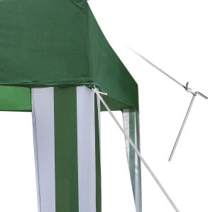 Kadax KADAX Altana Ogrodowa Namiot imprezowy Handlowy Pawilon 3x3m Na Ogród Zielony 8