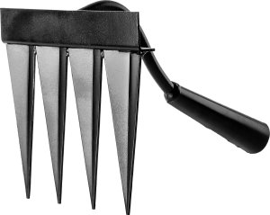 Kadax KADAX Motyczka Do Pielenia 4-Zębna Motyka Pazurki Ogrodnicze Spulchnianie Roślin 3