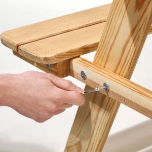 Kadax KADAX Ławka Ogrodowa Ławeczka Drewniana Dla Dzieci Ze Stołem Stolikiem Do Ogrodu 6