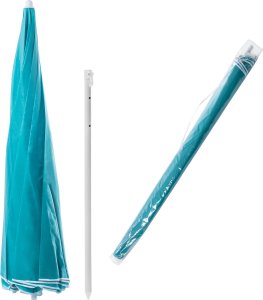 Kadax KADAX Parasol Ogrodowy Duży Składany 220cm Solidny Plażowy Balkon Taras Pokrowiec 4