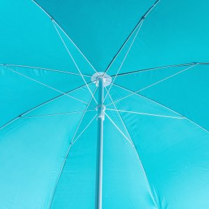 Kadax KADAX Parasol Ogrodowy Duży Składany 220cm Solidny Plażowy Balkon Taras Pokrowiec 6