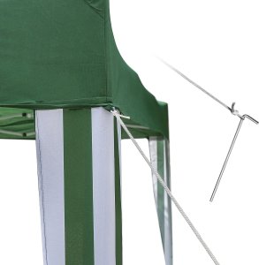 Kadax KADAX Altana Ogrodowa Namiot imprezowy Handlowy Pawilon 3x3m Na Ogród Zielony 7