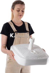 Kadax KADAX Podstawa Parasola Stojak Pod Parasol Ogrodowy Kwadratowy 39cm Obciążnik 6