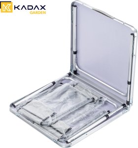 Kadax KADAX Zestaw Turystyczny Stół Składany 120cm + 4 Krzesła 5W1 Kempingowy Grill 5