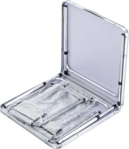 Kadax KADAX Zestaw Turystyczny Stół Składany 120cm + 4 Krzesła 5W1 Kempingowy Grill 6