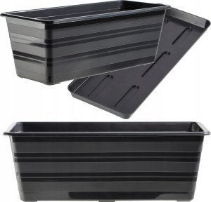 Kadax KADAX Skrzynka Balkonowa 40cm Doniczka + Podstawka 4