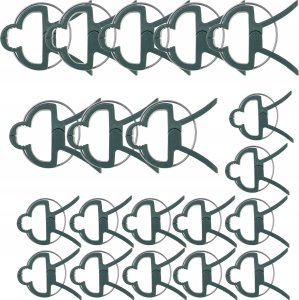 Kadax KADAX Klipsy Zapinki Do Pomidorów Roślin Pędów Fasoli Łodyg Spinki Spinka 20szt 6