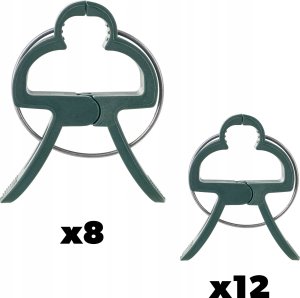 Kadax KADAX Klipsy Zapinki Do Pomidorów Roślin Pędów Fasoli Łodyg Spinki Spinka 20szt 8