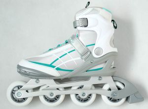 Rolki Vizari białe niebieskie r. 39 4