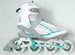 Rolki Vizari białe niebieskie r. 39 5