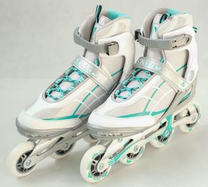 Rolki Vizari białe niebieskie r. 39 7