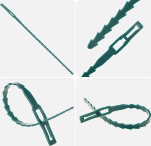 Kadax KADAX Opaski Zaciskowe Do mocowania Spinania Trytytki Podpór Tyczek 16,5cm 50szt 11