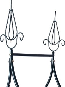 Kadax KADAX Pergola Ogrodowa metalowa 255cm Łuk Kwiaty Podpora Do Róż Roślin Pnączy 9