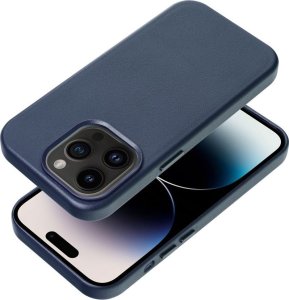 OEM Futerał LEATHER MAG COVER kompatybilny z MagSafe do IPHONE 16 niebieski 1