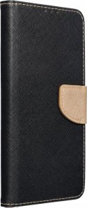 OEM Kabura FANCY Book do IPHONE 16 czarno złoty 1