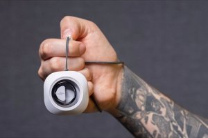 Smart Ring OEM R11M- ze stali ze stacją ładującą rozmiar 7 (17,3mm) czarny 9