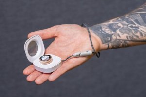 Smart Ring OEM R11M- ze stali ze stacją ładującą rozmiar 12 (21,4mm) złoty 5