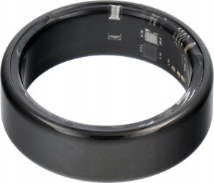 Smart Ring OEM R11M- ze stali ze stacją ładującą rozmiar 12 (21,4mm) czarny 2