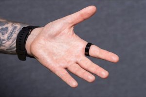 Smart Ring OEM R11M- ze stali ze stacją ładującą rozmiar 12 (21,4mm) czarny 7