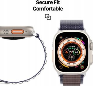 OEM DUX DUCIS pasek GS nylonowy do Apple Watch 42 / 44 / 45 / 49 mm indigo 3