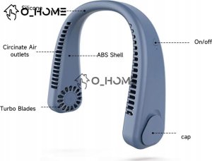 OEM Przenośny wentylator na szyję RC-K-1067 zielony 4