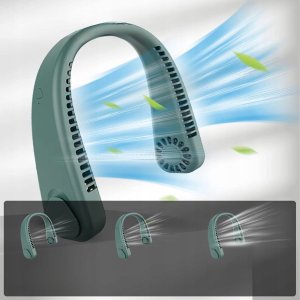 OEM Przenośny wentylator na szyję RC-K-1067 zielony 7