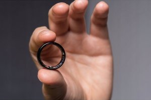 Smart Ring OEM R11M- ze stali ze stacją ładującą rozmiar 8 (18,1mm) czarny 5