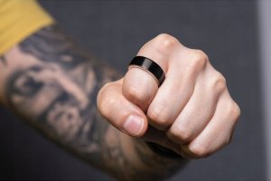 Smart Ring OEM R8- ceramiczny ze stacją ładującą rozmiar 15,4mm czarny 7