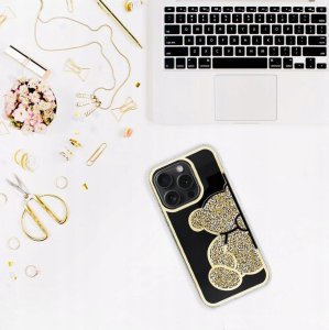 OEM Futerał TEDDY BEAR do IPHONE 12 MINI złoty 6