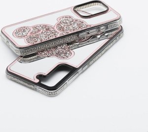 OEM Futerał TEDDY BEAR do IPHONE 14 Pro Max różowy 3