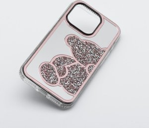 OEM Futerał TEDDY BEAR do IPHONE 14 Pro Max różowy 7