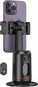 Hoco HOCO uchwyt na telefon 360 stopni z automatycznym śledzeniem twarzy K23 czarny 3