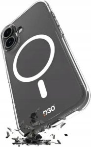 Puro Etui silikonowe Puro Impact Clear D3O MagSafe do iPhone 16 - przezroczyste 1