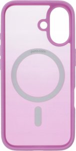 Puro Etui silikonowe Puro Gradient MagSafe do iPhone 16 - różowe 4