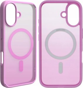 Puro Etui silikonowe Puro Gradient MagSafe do iPhone 16 - różowe 5
