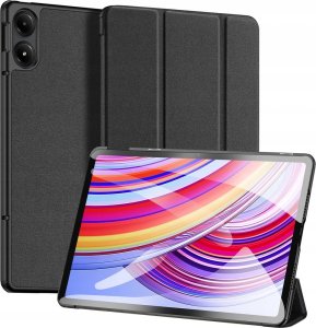 Etui na tablet Dux Ducis Etui Domo z klapką i funkcją automatycznego uśpienia na Xiaomi Redmi Pad Pro (4G/5G)/Poco Pad 12.1- czarne 2