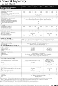SolarEdge Inwerter Solar Edge SE8K - RW0TEBNN4 / RW0TEBEN4 11