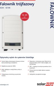 SolarEdge Inwerter Solar Edge SE8K - RW0TEBNN4 / RW0TEBEN4 16